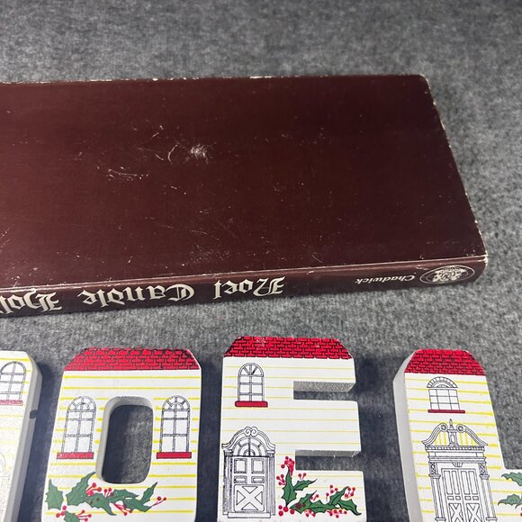 Vintage Chadwick Wooden Christmas Santa Noel Candle holder Set (no candles) - Picture 8 of 13